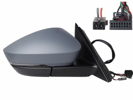 Acceder a la pieza Retrovisor derecho eléctrico, térmico, abatible imprimada + luces + coutoisie + memoria + side