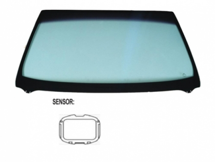 Acceder a la pieza Parabrisas tintado verde difuminado gris control solar + sensor (14,5cm)