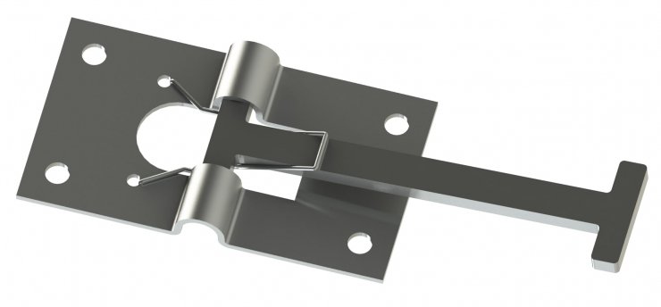 Acceder a la pieza Sujetapuertas macho 80x45 (acero zincado)