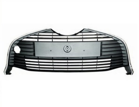 Acceder a la pieza Rejilla central parachoques, negro