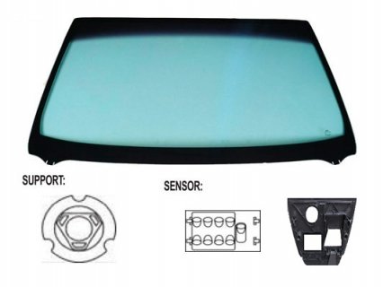 Acceder a la pieza Parabrisas verde acústico, cámara