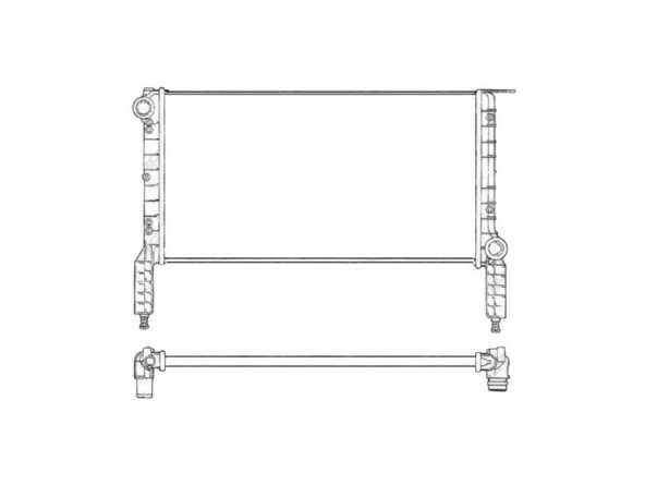 Acceder a la pieza Radiador 1,2L8V aire acondicionado (580x305x16)