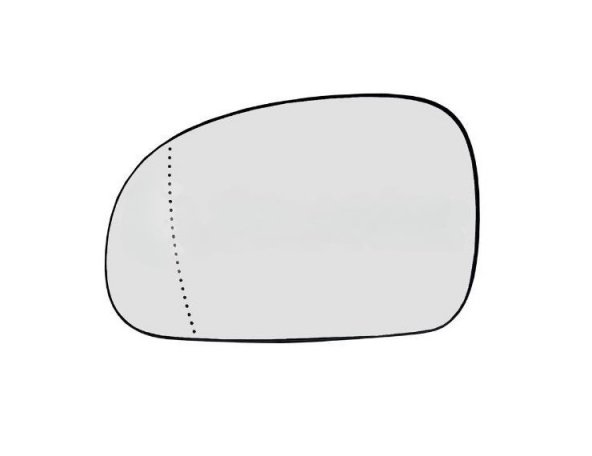 Acceder a la pieza Cristal + soporte retrovisor izquierdo, asférico (74mm)