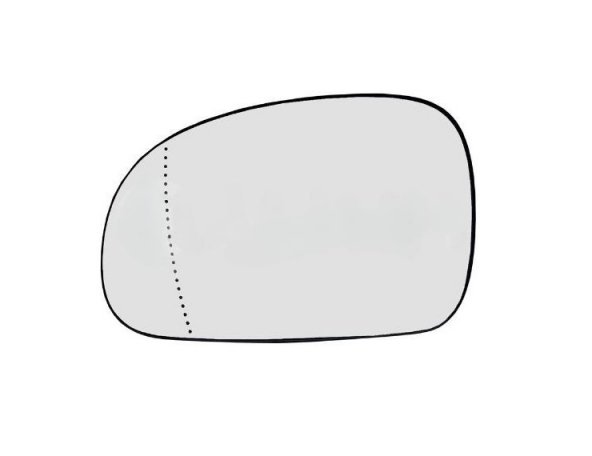 Acceder a la pieza Cristal + soporte retrovisor izquierdo, asférico, térmico (74mm)