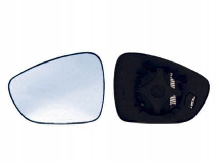 Acceder a la pieza Cristal + soporte retrovisor izquierdo, convexo, térmico, azul