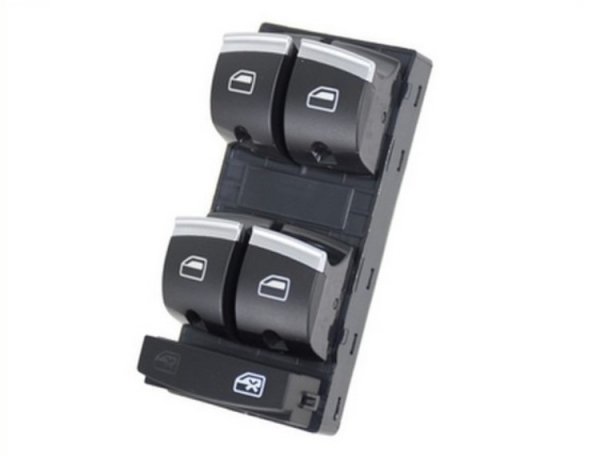 Acceder a la pieza Panel 4 interruptores elevalunas delantero izquierdo, borde cromado (10 pines)