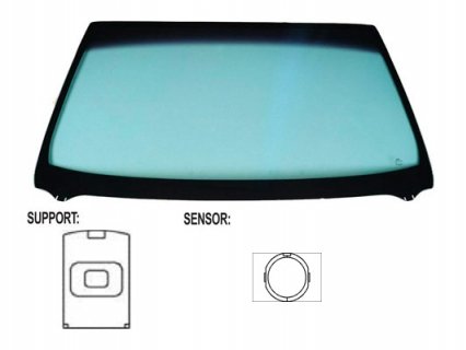 Acceder a la pieza Parabrisas verde acústico, sensor lluvia/luz