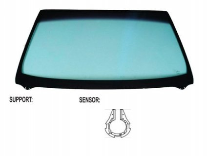 Acceder a la pieza Parabrisas verde, control solar