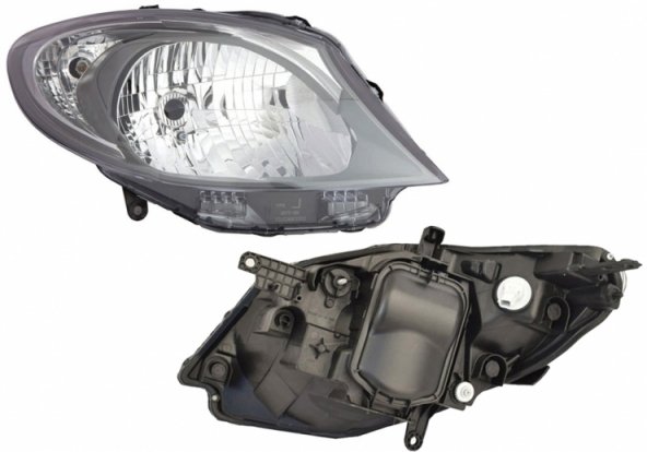 Acceder a la pieza Faro eléctrico derecho, H4