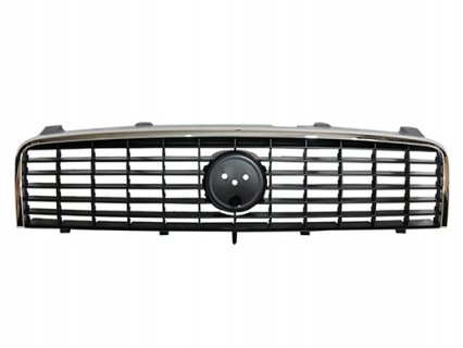 Acceder a la pieza Rejilla frente negra, marco cromado