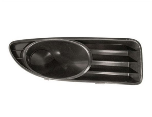 Acceder a la pieza Rejilla derecha parachoques, negra, cerrada, antiniebla 
