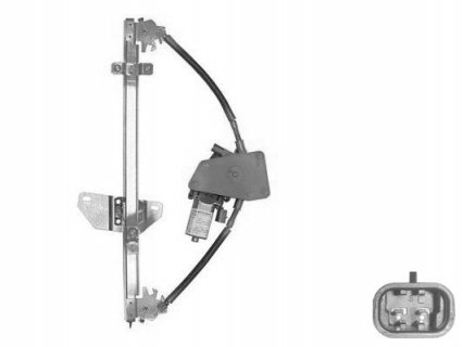 Acceder a la pieza Elevalunas eléctrico trasero izquierdo (4 puertas) (2 pines)