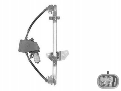 Acceder a la pieza Elevalunas eléctrico trasero derecho (4 puertas) (2 pines)