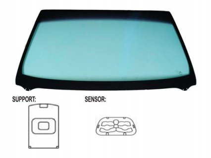 Acceder a la pieza Parabrisas verde, sensor lluvia/luz