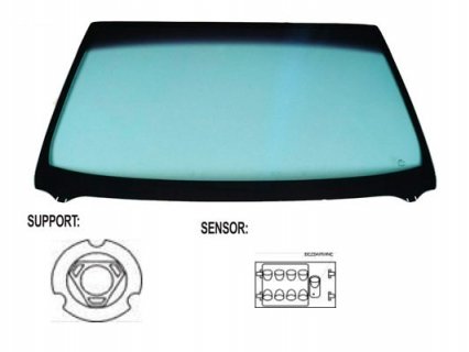 Acceder a la pieza Parabrisas verde, difuminado gris, sensor lluvia/luz