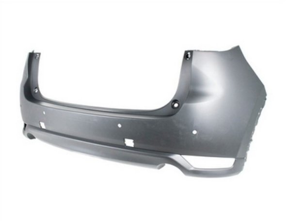 Acceder a la pieza Parachoques trasero parcialmente imprimado, sensores