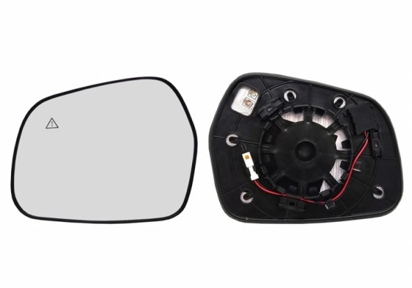 Acceder a la pieza Cristal + soporte retrovisor izquierdo, convexo, térmico, side (2 pines)