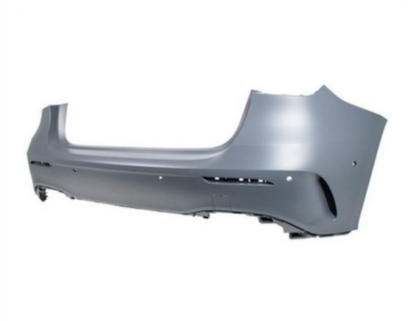 Acceder a la pieza Parachoques trasero imprimado, con tapa gancho, agujero sensores, park assist (Mod. AMG)