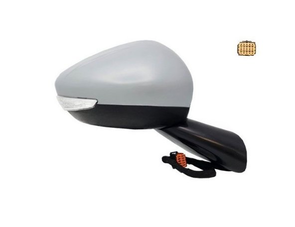 Acceder a la pieza Retrovisor eléctrico derecho, convexo, térmico, imprimado, abatible, con intermitente, sonda (10 pines)