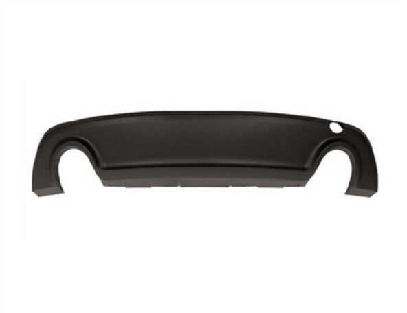 Acceder a la pieza Spoiler parachoques trasero, negro, escape doble