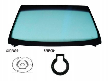 Acceder a la pieza Parabrisas verde, control solar, sensor lluvia/luz