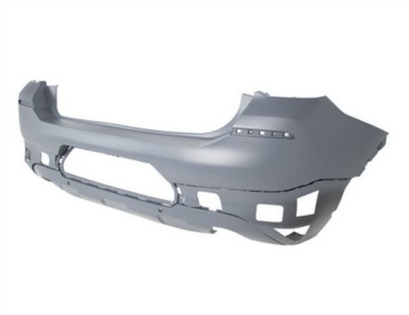 Acceder a la pieza Parachoques trasero imprimado, agujeros sensores