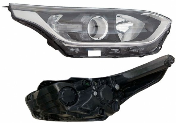 Acceder a la pieza Faro eléctrico derecho, LED, H7+H7 (Motor)