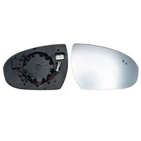 Acceder a la pieza Cristal + soporte retrovisor derecho, convexo, térmico, side