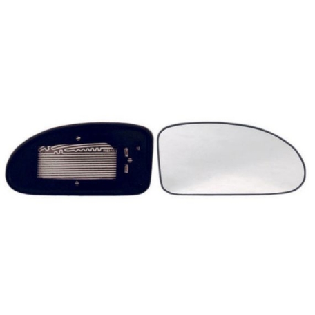Acceder a la pieza Cristal + soporte retrovisor derecho, convexo, térmico