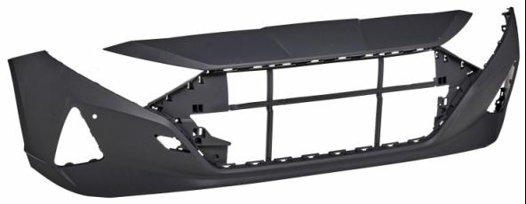 Acceder a la pieza Parachoques delantero negro, 2 agujeros sensores