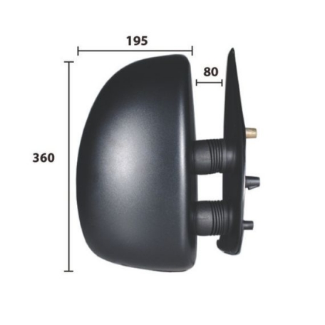 Acceder a la pieza Retrovisor derecho manual, convexo (Corto) (Desde 1999)