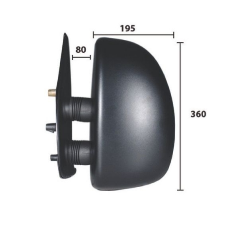 Acceder a la pieza Retrovisor izquierdo manual, convexo (Corto) (Desde 1999)