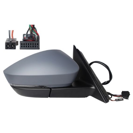 Acceder a la pieza Retrovisor eléctrico derecho, convexo, térmico, imprimado, abatible, con intermitente, cortesía, memoria, side (15 pines, 2 pines)