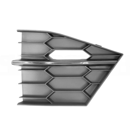 Acceder a la pieza Rejilla derecha parachoques, negra, moldura cromada