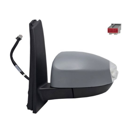 Acceder a la pieza Retrovisor eléctrico izquierdo, asférico, térmico, imprimado, abatible, con intermitente, cortesía (8 pines)