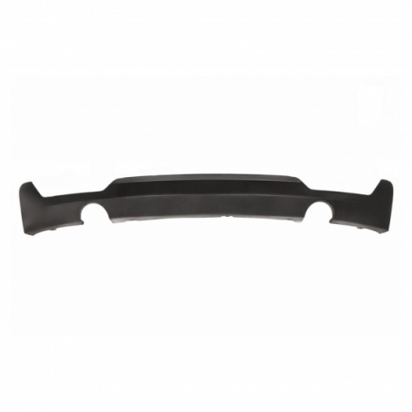 Acceder a la pieza Spoiler parachoques trasero, negro, escape doble (Coupé/Cabriolet/M-TECH)